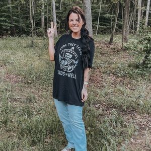 Hope they serve tacos in hell tshirt